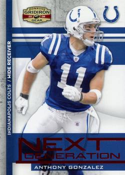 2008 Donruss Gridiron Gear - Next Generation Red #NG-36 Anthony Gonzalez Front