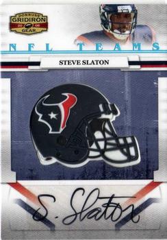 2008 Donruss Gridiron Gear - NFL Teams Rookie Signatures #NFLT-23 Steve Slaton Front