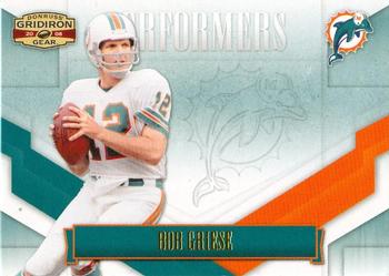 2008 Donruss Gridiron Gear - Performers Gold #P-7 Bob Griese Front