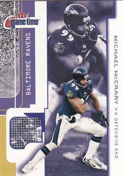 2001 Fleer Game Time #22 Michael McCrary Front