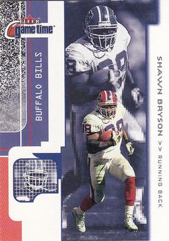 2001 Fleer Game Time #30 Shawn Bryson Front