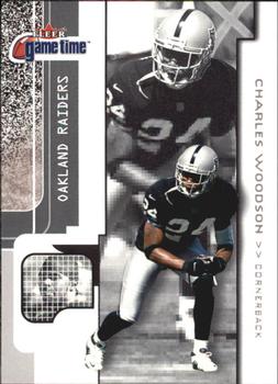 2001 Fleer Game Time #84 Charles Woodson Front