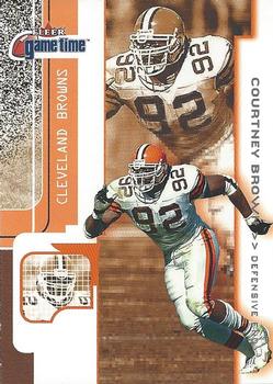 2001 Fleer Game Time #97 Courtney Brown Front