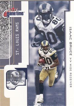 2001 Fleer Game Time #100 Isaac Bruce Front