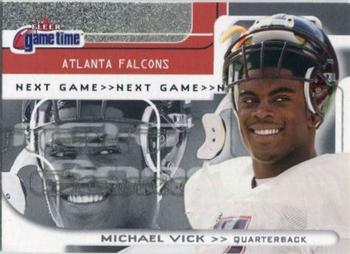 2001 Fleer Game Time #111 Michael Vick Front