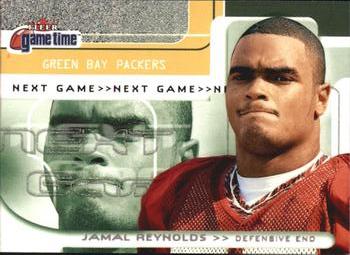 2001 Fleer Game Time #140 Jamal Reynolds Front