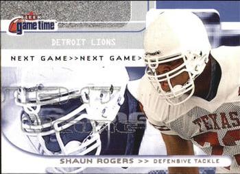2001 Fleer Game Time #141 Shaun Rogers Front