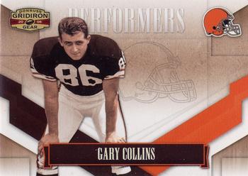 2008 Donruss Gridiron Gear - Performers Silver #P-20 Gary Collins Front
