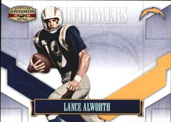 2008 Donruss Gridiron Gear - Performers Silver #P-26 Lance Alworth Front