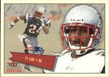 2001 Fleer Tradition Glossy #97 Ty Law Front
