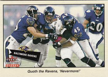 2001 Fleer Tradition Glossy #341 Baltimore Ravens Front