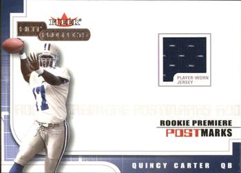 2001 Fleer Hot Prospects - Rookie Premiere Postmarks #NNO Quincy Carter Front