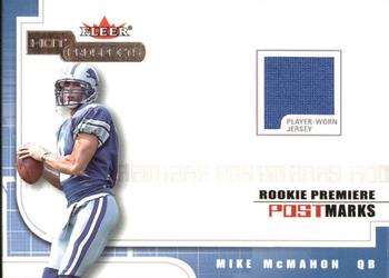 2001 Fleer Hot Prospects - Rookie Premiere Postmarks #NNO Mike McMahon Front