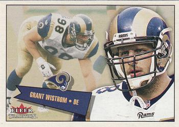 2001 Fleer Tradition #98 Grant Wistrom Front