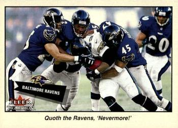 2001 Fleer Tradition #341 Baltimore Ravens Front