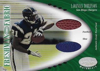 2001 Leaf Certified Materials #128 LaDainian Tomlinson Front