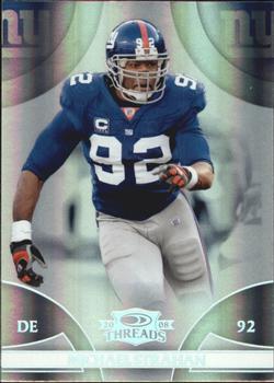 2008 Donruss Threads - Silver Holofoil #28 Michael Strahan Front