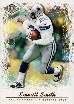 2001 Pacific Canvas Impressions #38 Emmitt Smith Front