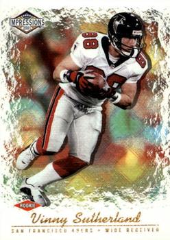 2001 Pacific Canvas Impressions #148 Vinny Sutherland Front