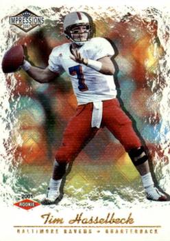 2001 Pacific Canvas Impressions #151 Tim Hasselbeck Front