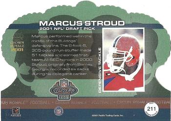 2001 Pacific Crown Royale #211 Marcus Stroud Back