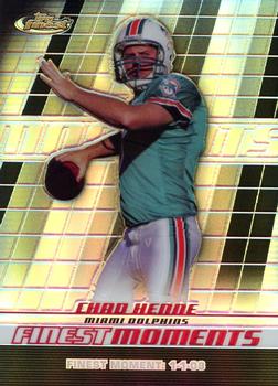 2008 Finest - Moments Black Refractors #FM-CH Chad Henne Front