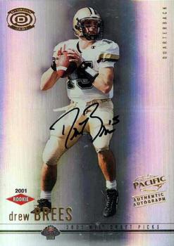 2001 Pacific Dynagon #102 Drew Brees Front