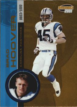 2001 Pacific Invincible #34 Brad Hoover Front