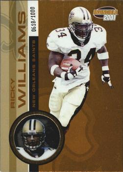 2001 Pacific Invincible #153 Ricky Williams Front