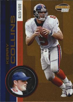 2001 Pacific Invincible #157 Kerry Collins Front