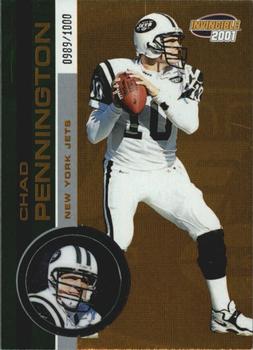 2001 Pacific Invincible #170 Chad Pennington Front