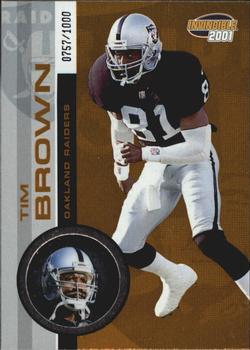 2001 Pacific Invincible #172 Tim Brown Front