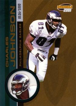 2001 Pacific Invincible #182 Charles Johnson Front