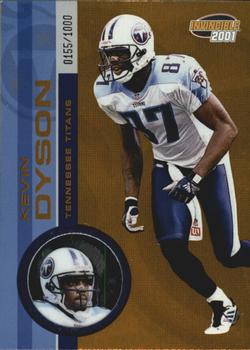 2001 Pacific Invincible #238 Kevin Dyson Front