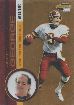 2001 Pacific Invincible #248 Jeff George Front