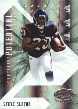 2008 Leaf Certified Materials - Certified Potential Mirror #CP-10 Steve Slaton Front