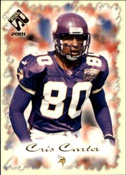2001 Pacific Private Stock #52 Cris Carter Front