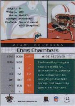 2001 Pacific Vanguard #123 Chris Chambers Back