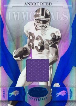 2008 Leaf Certified Materials - Mirror Blue Materials #242 Andre Reed Front