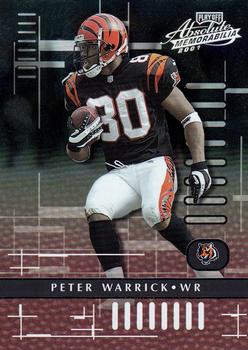 2001 Playoff Absolute Memorabilia #21 Peter Warrick Front