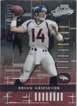 2001 Playoff Absolute Memorabilia #26 Brian Griese Front