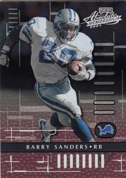 2001 Playoff Absolute Memorabilia #32 Barry Sanders Front