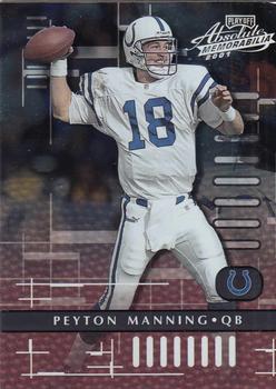 2001 Playoff Absolute Memorabilia #39 Peyton Manning Front