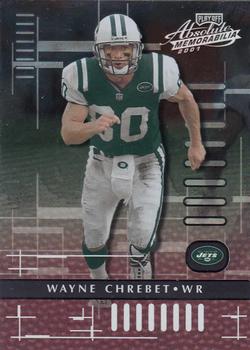 2001 Playoff Absolute Memorabilia #66 Wayne Chrebet Front