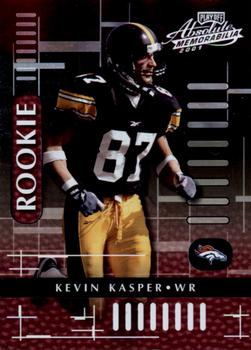 2001 Playoff Absolute Memorabilia #105 Kevin Kasper Front