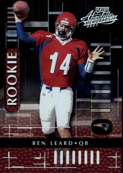2001 Playoff Absolute Memorabilia #123 Ben Leard Front