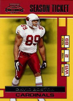 2001 Playoff Contenders #1 David Boston Front
