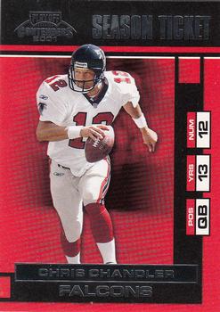 2001 Playoff Contenders #4 Chris Chandler Front