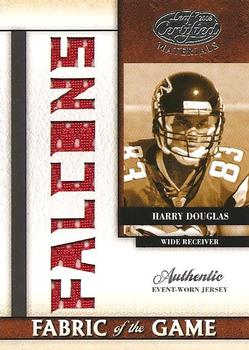 2008 Leaf Certified Materials - Rookie Fabric of the Game Team Die Cut #RFOG-2 Harry Douglas Front