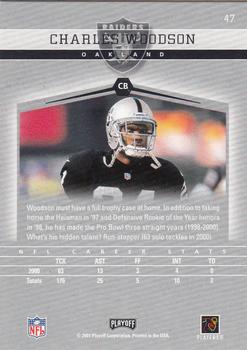 2001 Playoff Honors #47 Charles Woodson Back